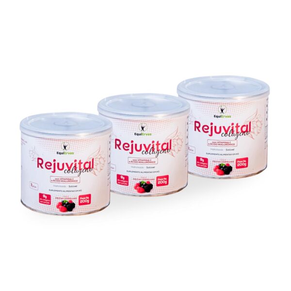 KIT Colágeno Rejuvital Frutas Vermelhas | Equiervas